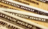 A stack of savings bonds.